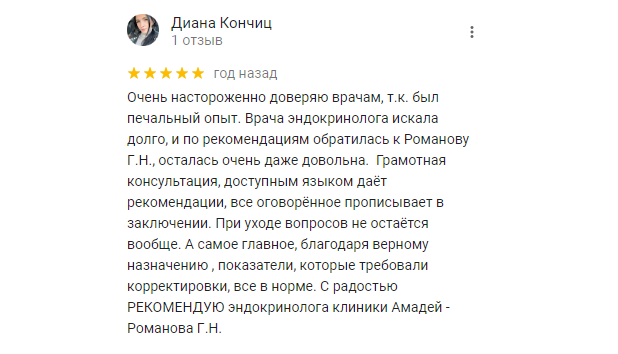 Отзыв - Диана Кончиц